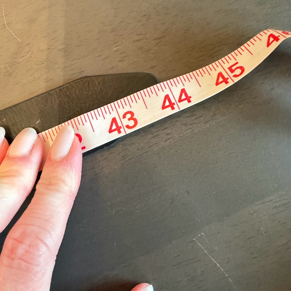 rag & bone Black Leather Belt with Gold Rectangular Buckle - Picture 6 of 6